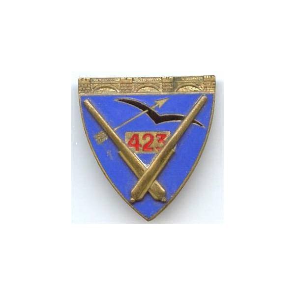 423° Rgt d' Artillerie Antiaérienne, boléros lisses, patin
