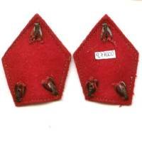 Paire de pattes de col d' officier d' Artillerie