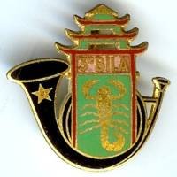 3° Bataillon d'Infanterie Légère d'Afrique , scorpion, cor d'émail noir, 2 boléros Drago