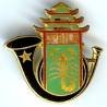 3° Bataillon d'Infanterie Légère d'Afrique , scorpion, cor d'émail noir, 2 boléros Drago