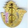 3° Bataillon d'Infanterie Légère d'Afrique , scorpion, cor d'émail noir, éclat d' émail, 2 boléros Drago