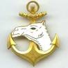 4° Compagnie Saharienne Portée d'Infanterie de Marine , tête de dromadaire blanche , Ab en arc, G 1888 décalé