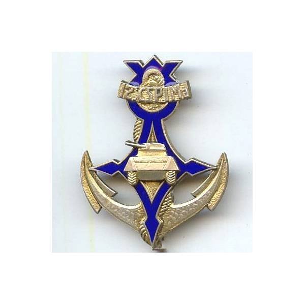 En argent , 12° Compagnie Saharienne Portée d'Infanterie de Marine , matriculé 00