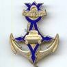 En argent , 12° Compagnie Saharienne Portée d'Infanterie de Marine , matriculé 00