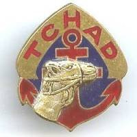 Rgt de Marche du Tchad, relief, organeau bleu