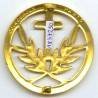 Aumonier Militaire Catholique, insigne de bérêt, dos lisse