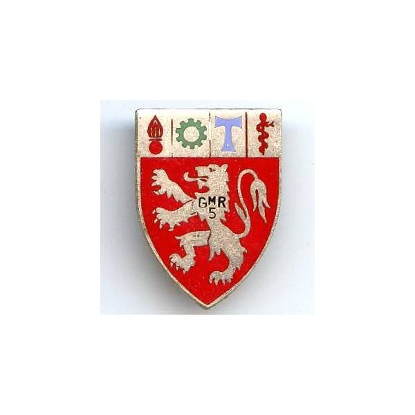 Groupement de Moyens Régionaux n° 5, résine
