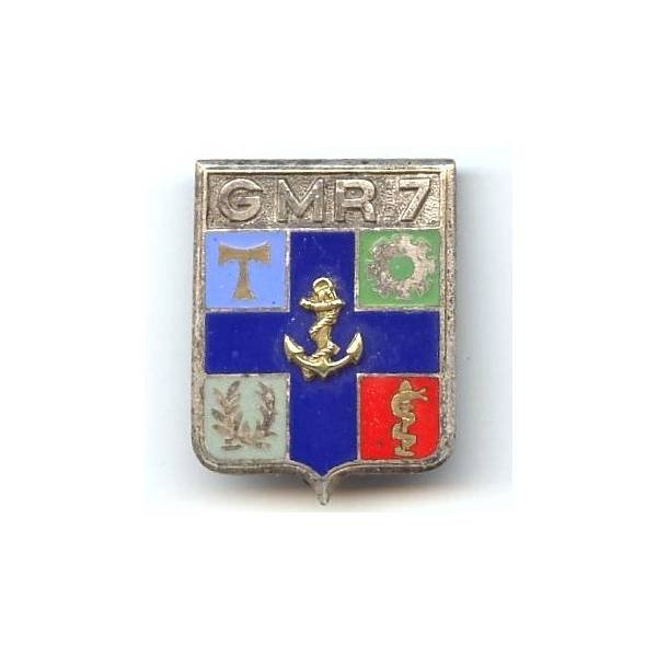 Gpt de Moyens Régionaux n° 7 , émail, 2 boléros D