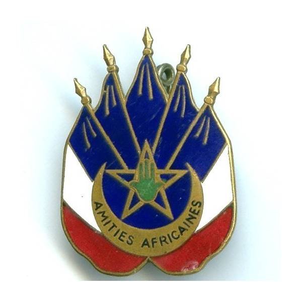 Amitiés Africaines , croissant à plat, infime écaille