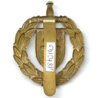 France Libre , insigne de casque des Personnels Féminins des Forces Françaises Libres, bombé