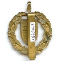 France Libre , insigne de casque des Personnels Féminins des Forces Françaises Libres, estampé