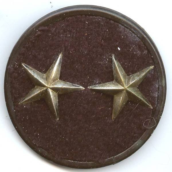 Général, 2 étoiles, insigne à coudre