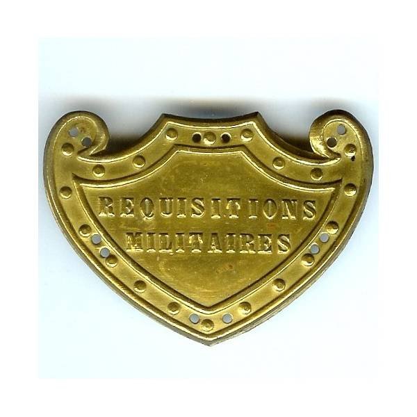 Réquisitions Militaires, L 60, cuivre estampé