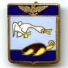 Escadrille 54 S (1946-58) , oiseau blanc, tortue, attache abimée, rayures