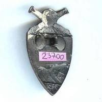12° BCCA, dos lisse estampé, attache à pontet