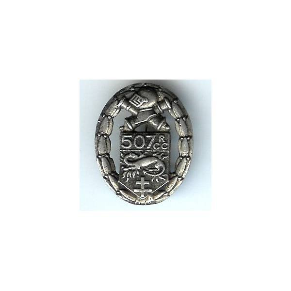En argent , 507° Régiment de Chars de Combat, (argent bas titre)