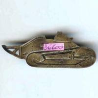 Brevet de Maître-Mécanicien, argenté, à coudre, patiné