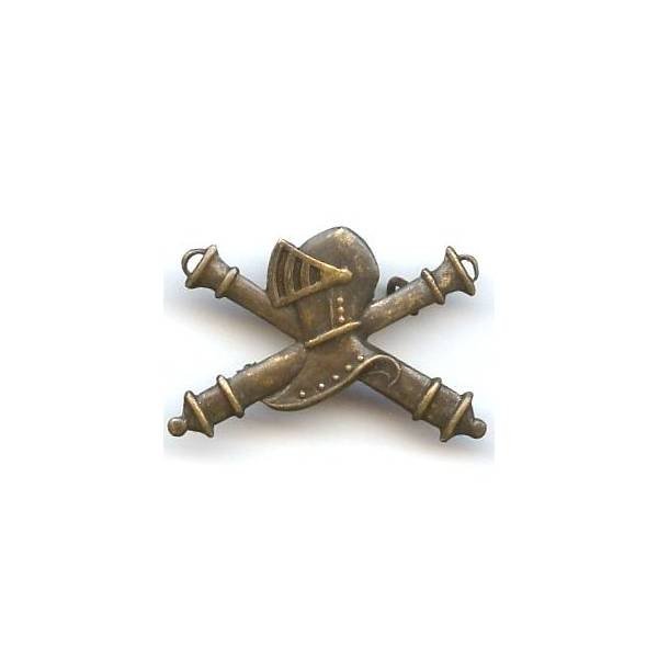 Insigne de bérêt chars, avant 40, patiné, attache à pivot