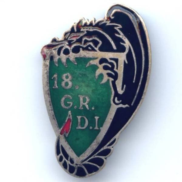 18° Groupe de Reconnaissance de Division d'Infanterie , petit boléro à fenêtre