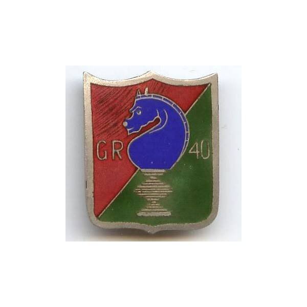 40° GR(DI), cavalier d' échec, retirage, attache abimée