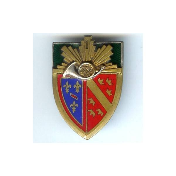 1° Régiment de Chasseurs à Cheval , 1 au dessus du cor