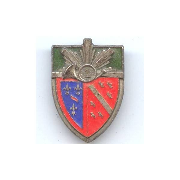 1° Régiment de Chasseurs à Cheval , 1 dans cor, argenté