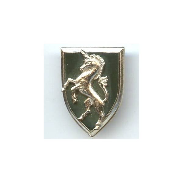 5° Régiment de Chasseurs à Cheval , licorne cabrée, dos grenu, pontets
