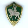 8° Rgt de Chasseurs à Cheval, émail, gros boléro à fenêtre