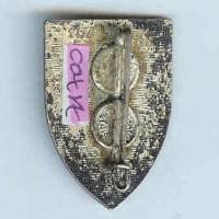 6° RCA, 7 flammes, dos guilloché, 2 boléros, patiné