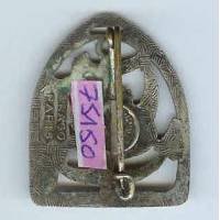 8° Régiment de Chasseurs d'Afrique , tête de rhinocéros, ancre dorée, marquage vertical