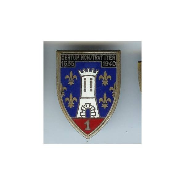1° Rgt de Cuirassiers, porte noire