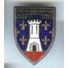1° Rgt de Cuirassiers, porte noire, émail