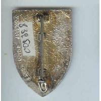 4° Cuir, Jeanne d' Arc, fond vermillon (2° escadron)