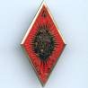 4° Régiment de Cuirassiers , la reine cavalerie , losange, résine, anneaux
