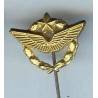Brevet de Pilote, réduction / cravate "doré à l' or fin"