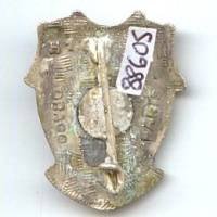 8° Rgt de Cuirassiers, dos guilloché oxydé