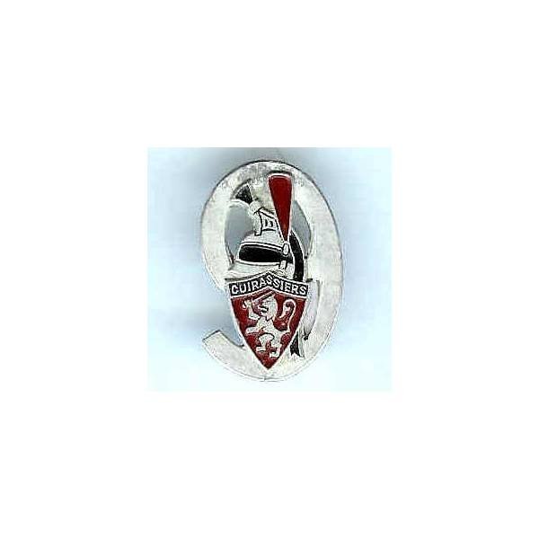 9° Rgt de Cuirassiers, aluminium peint