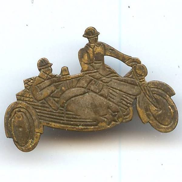 5° Bataillon de Dragons Portés, side-car Vannod, bascule