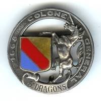 5° Rgt de Dragons, patiné,...