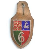 6° Rgt de Dragons, écu...
