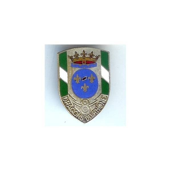 8° Rgt de Dragons du Rhône, bandes blanches