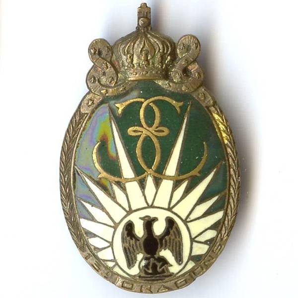 13° Régiment de Dragons , aigle noir tête à droite  (1939)