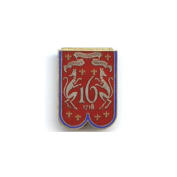 16° Rgt de Dragons, émail, petit boléro pinçé