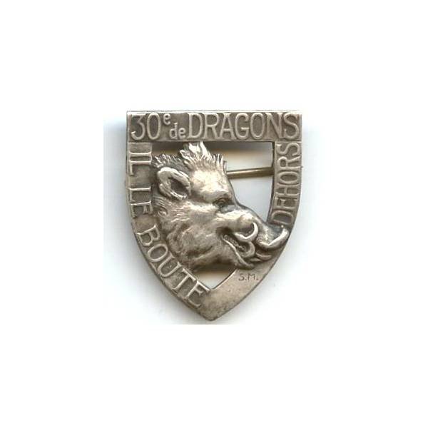 30° Régiment de Dragons , sanglier, avec SM, attache pivot
