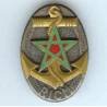Rgt d'Infanterie Coloniale du Maroc , étoile vert clair, fond plein, boléro rond