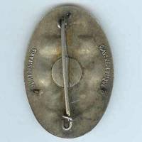 Rgt d'Infanterie Coloniale du Maroc , étoile vert clair, fond plein, boléro rond