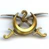 2° Régiment de Spahis Algériens , sabres croisés, anneaux
