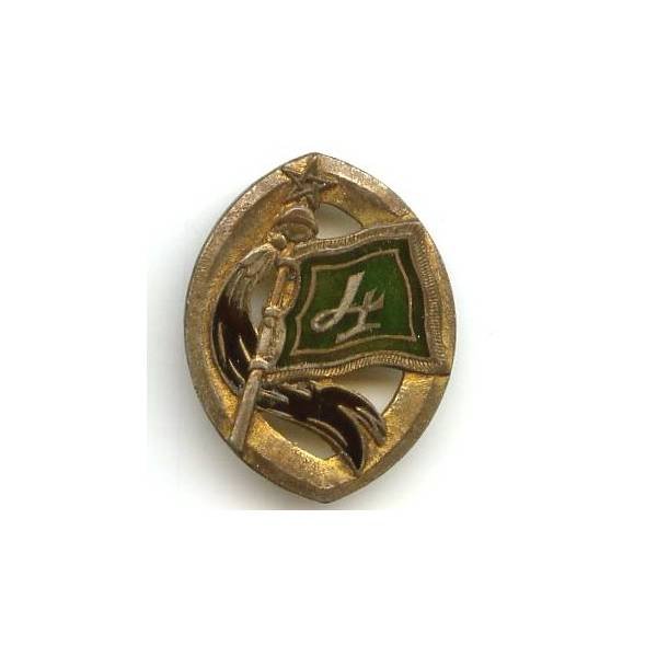 4° Régiment de Spahis Marocains , fanion, patiné