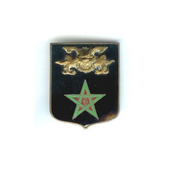 6° Régiment de Spahis Marocains en Extrême-Orient, dos guilloché, légères écailles