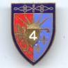 4° RH, griffon sur rouge, bordure bleu fonçé, 2 boléros
